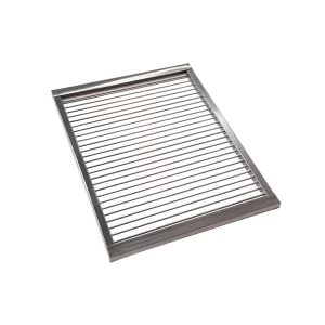 Grelha Uruguaia Premium em Aço Inox – Sabor Defumado e Suculência para Churrasqueira de Embutir Diamante/Gold/Elétrica/Black