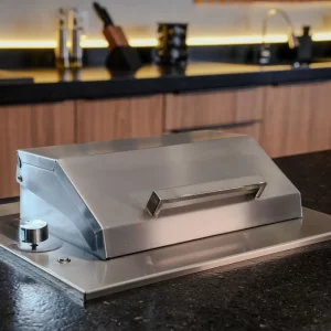 Tampa Abafadora para Churrasqueira de Embutir a Gás Prática Smart Inox 430