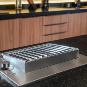 Churrasqueira de Embutir a Gás Smart Inox 304 incluso todos acessórios